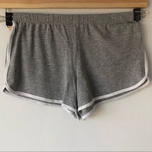 Gray lounge shorts